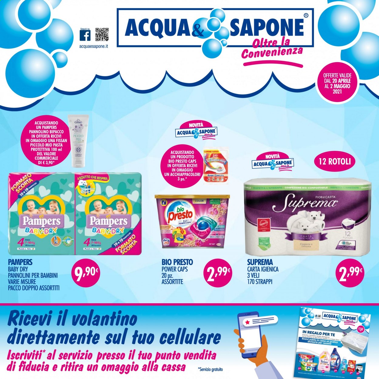 Volantino Acqua & Sapone - 20/4/2021 - 2/5/2021. Pagina 1