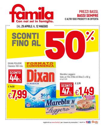 Volantino Famila - 29.4.2021 - 12.5.2021.