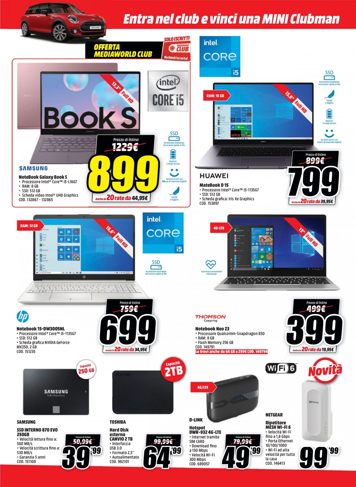 Volantino MediaWorld - 26/4/2021 - 6/5/2021. Pagina 7