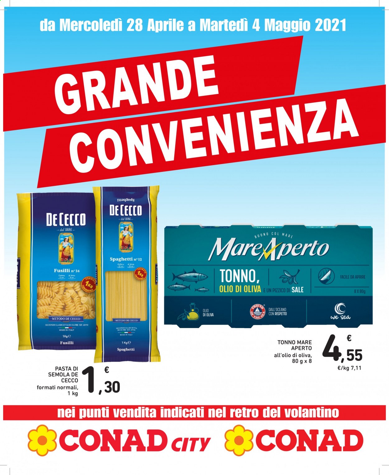 Volantino Conad - 28/4/2021 - 4/5/2021. Pagina 1