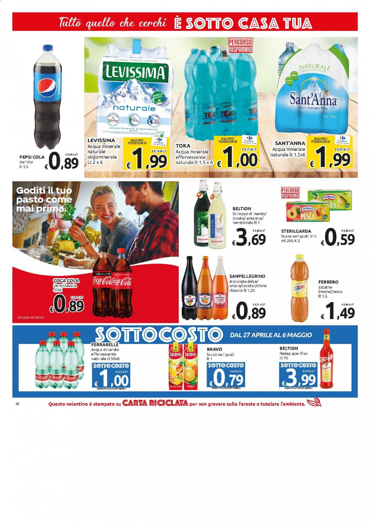 Volantino Carrefour - 27/4/2021 - 9/5/2021. Pagina 10