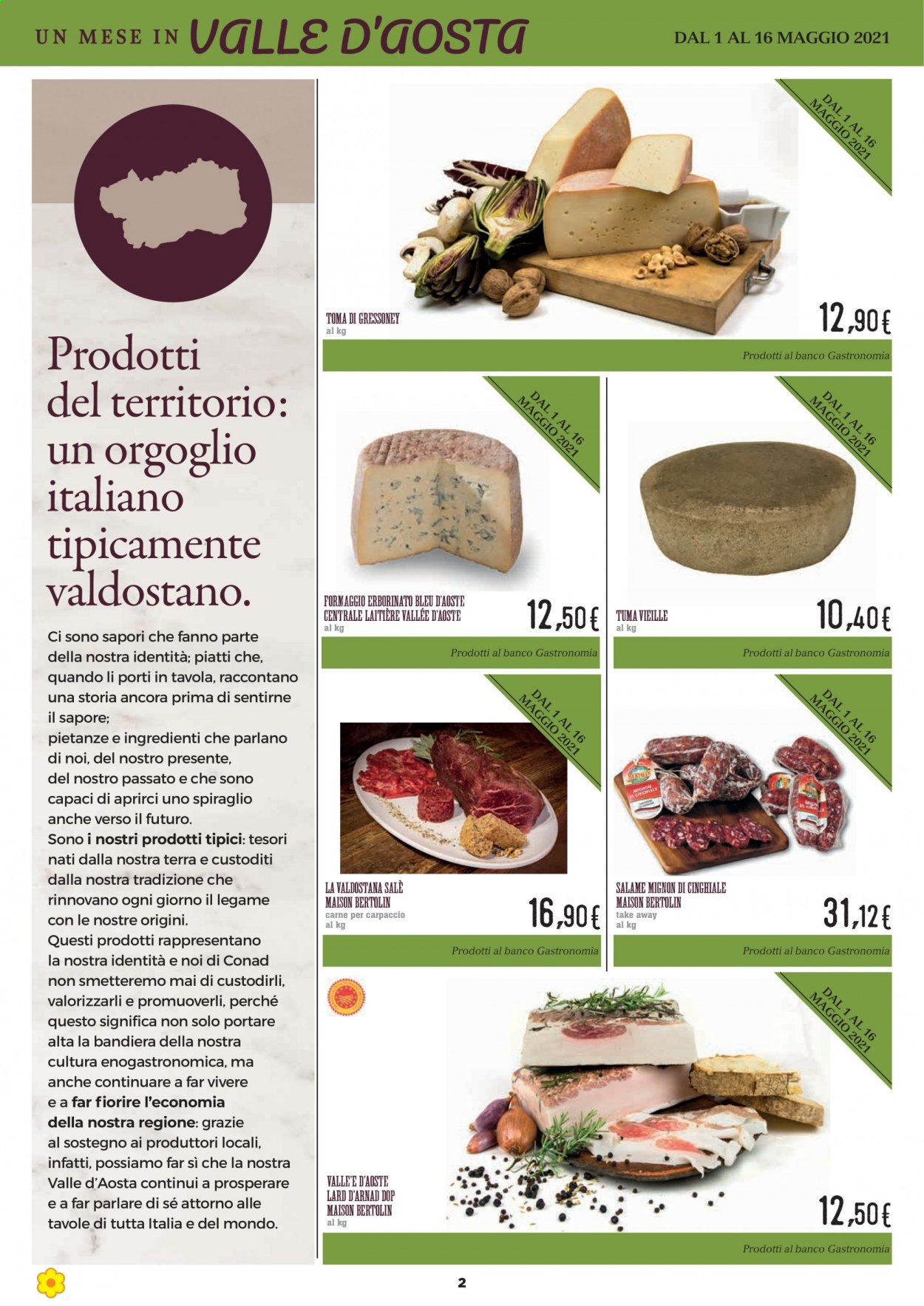 thumbnail - Volantino Conad - 1/5/2021 - 31/5/2021 - Prodotti in offerta - piatti. Pagina 2.