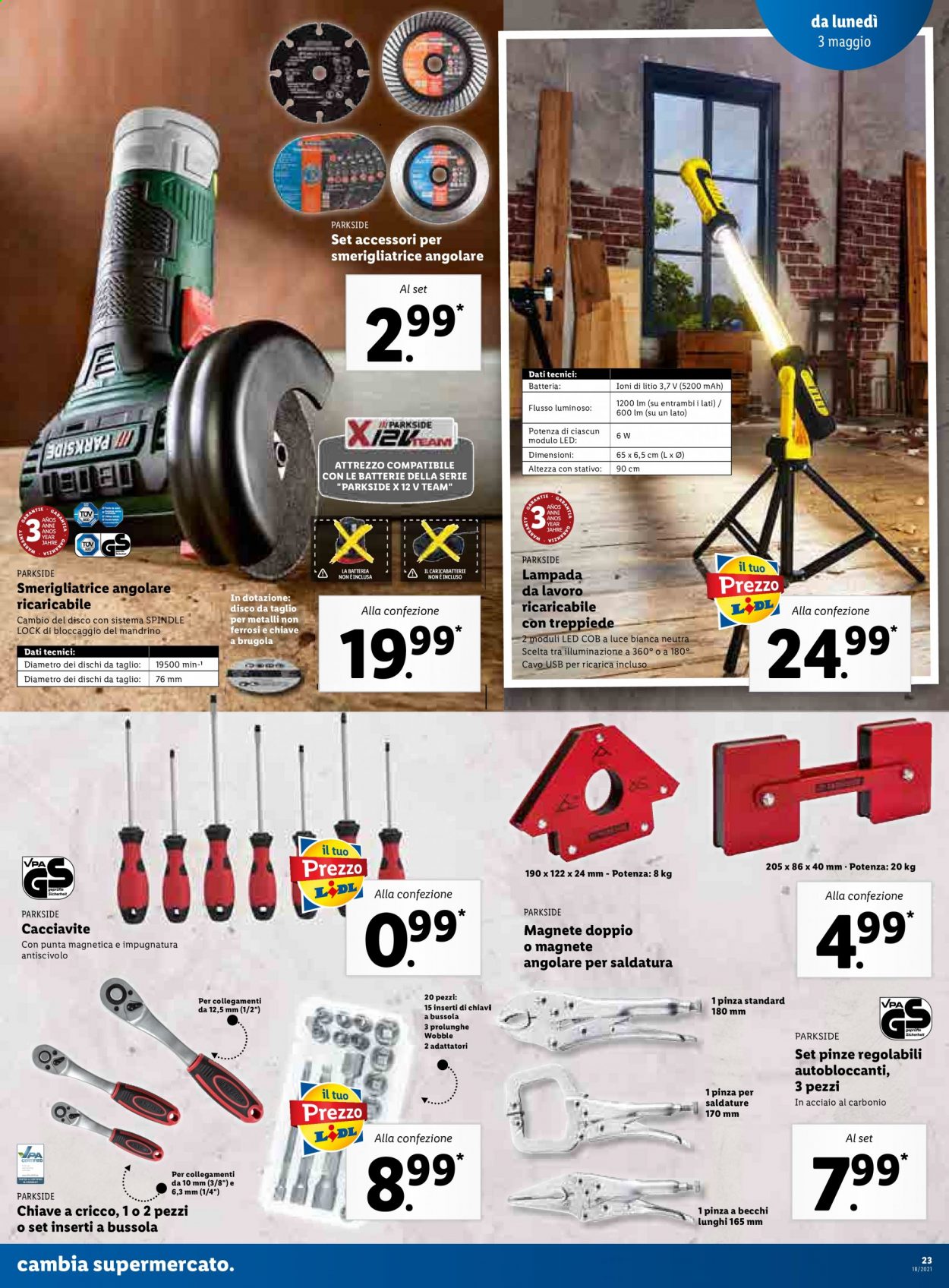 Volantino Lidl - 3/5/2021 - 9/5/2021. Pagina 23