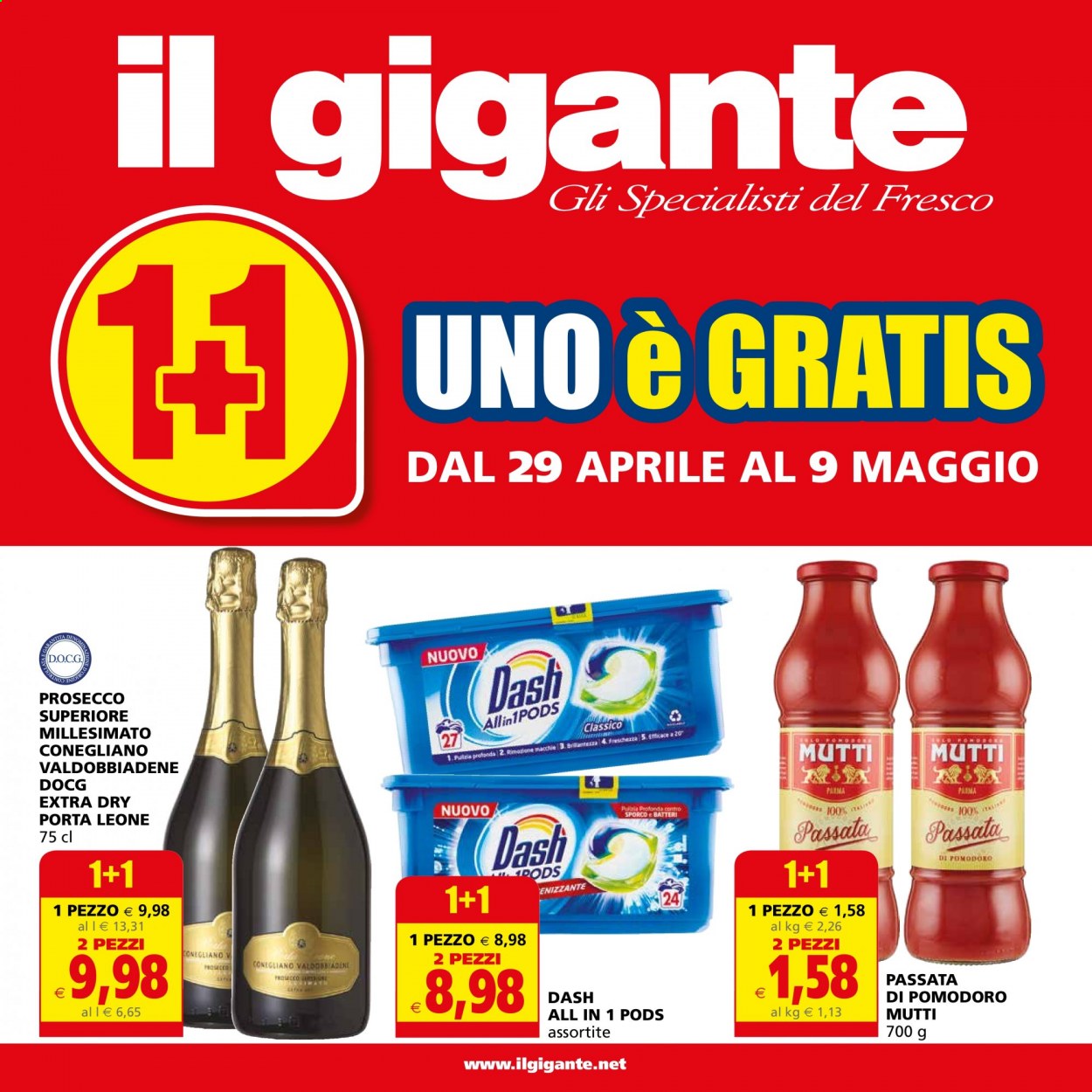 Volantino Il Gigante - 29/4/2021 - 9/5/2021. Pagina 1