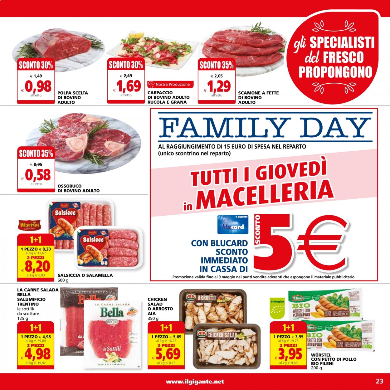 Volantino Il Gigante - 29/4/2021 - 9/5/2021. Pagina 23