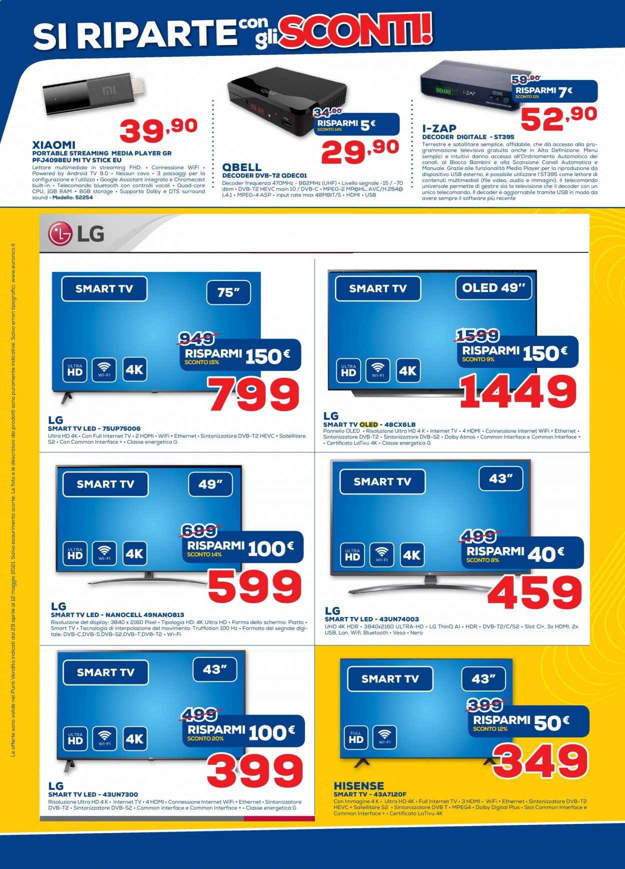 Volantino Euronics - 29/4/2021 - 12/5/2021. Pagina 2