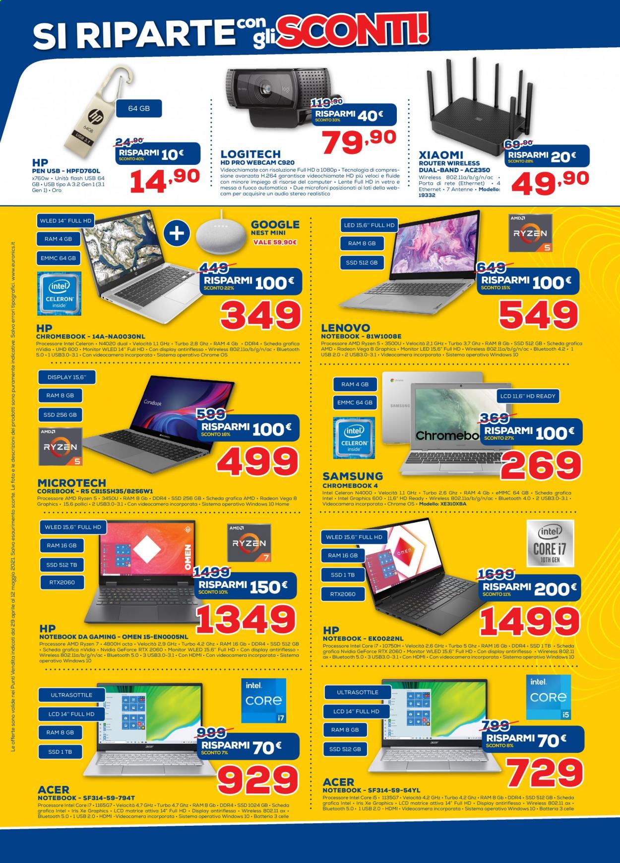Volantino Euronics - 29/4/2021 - 12/5/2021. Pagina 6