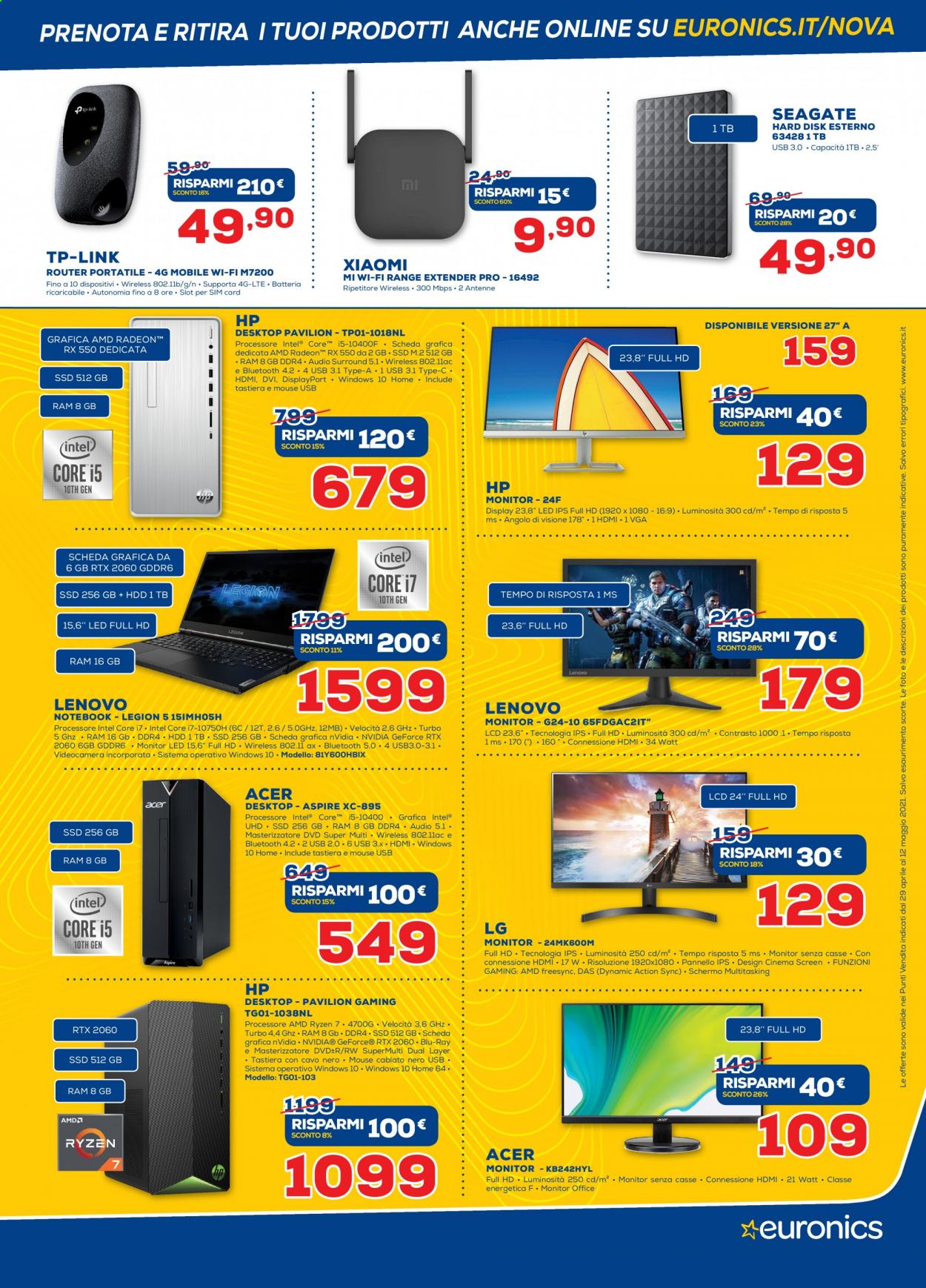 Volantino Euronics - 29/4/2021 - 12/5/2021. Pagina 7