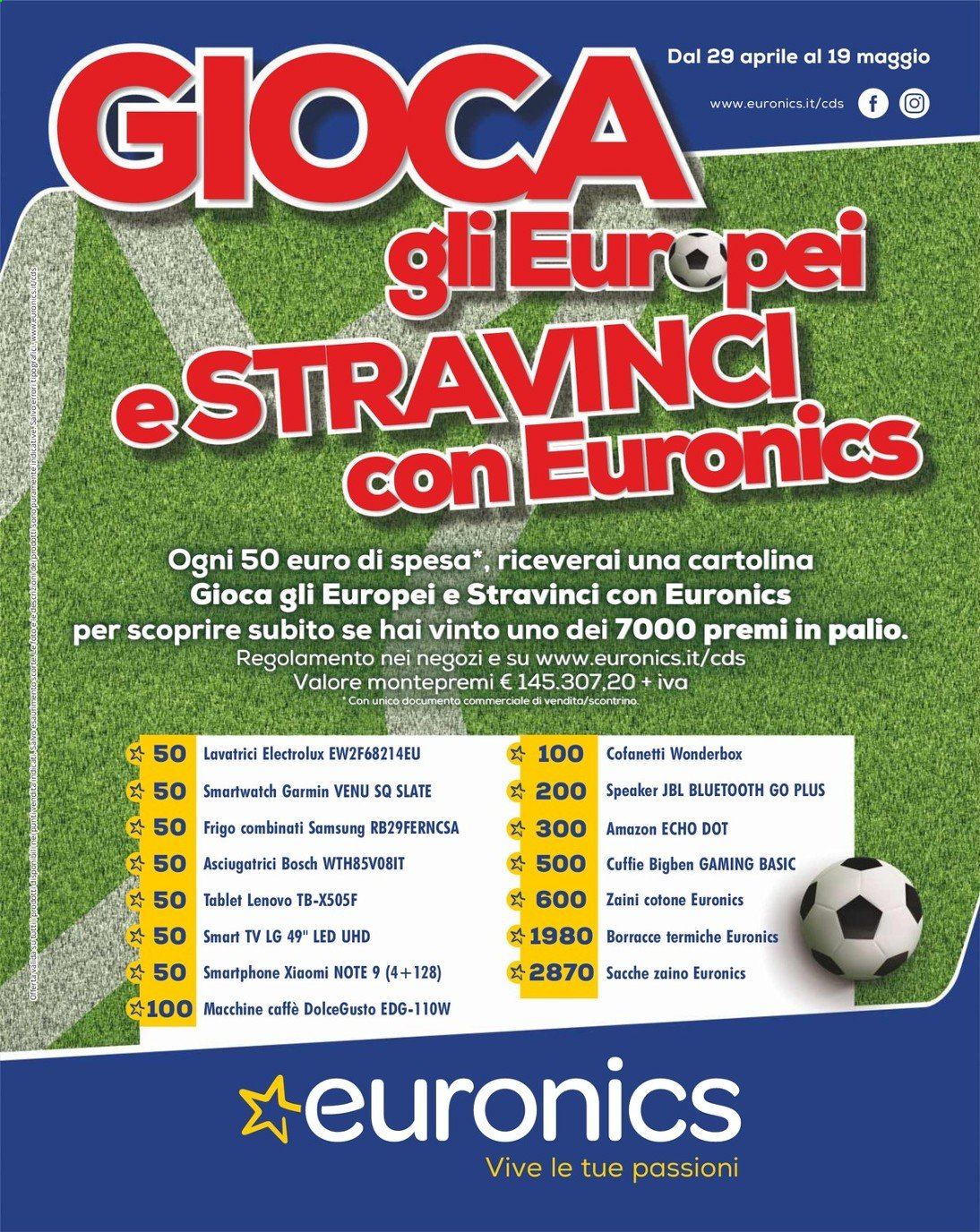 Volantino Euronics - 29/4/2021 - 19/5/2021. Pagina 1