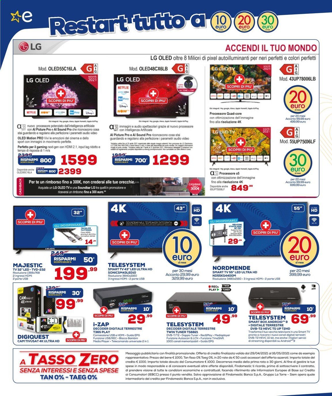 Volantino Euronics - 29/4/2021 - 16/5/2021. Pagina 2