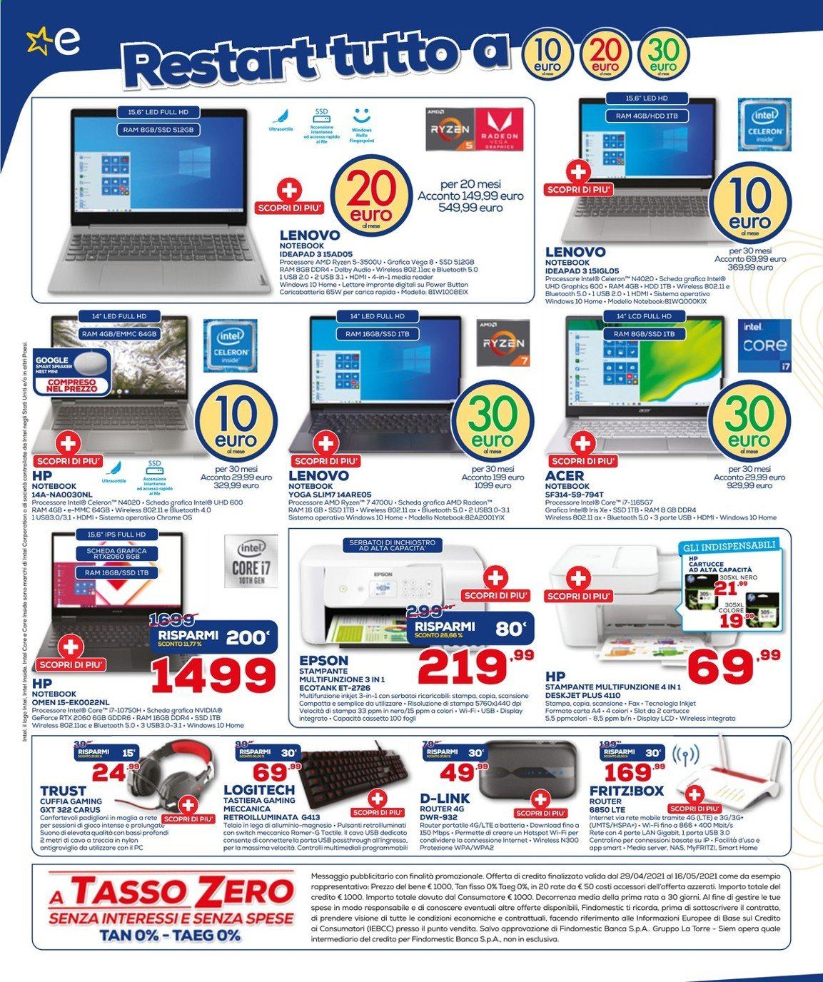 Volantino Euronics - 29/4/2021 - 16/5/2021. Pagina 7