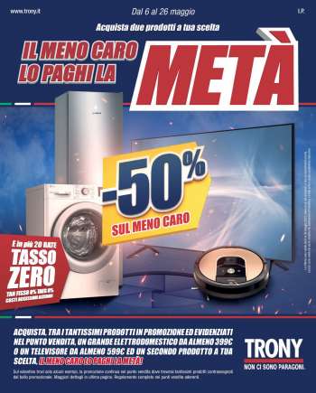 Volantino Trony - 6.5.2021 - 26.5.2021.