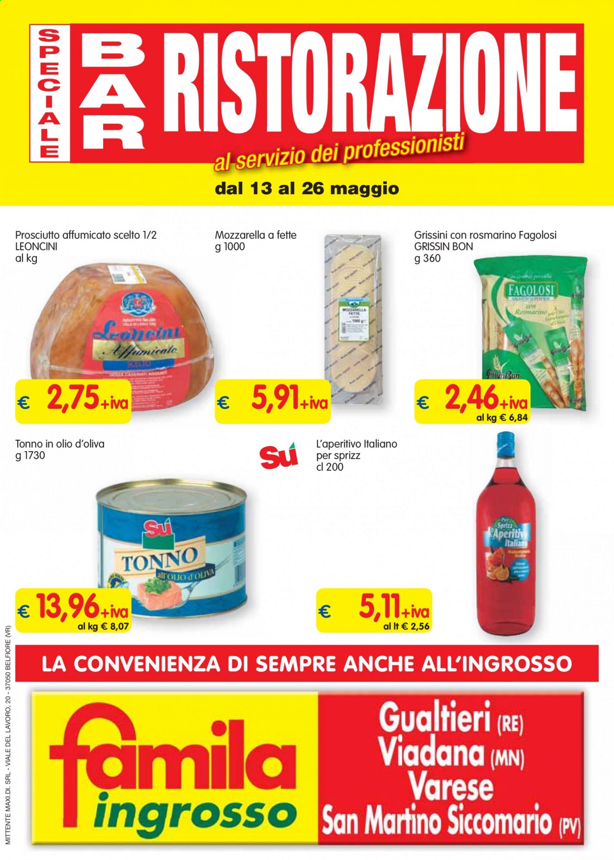 Volantino Famila - 13/5/2021 - 26/5/2021. Pagina 1