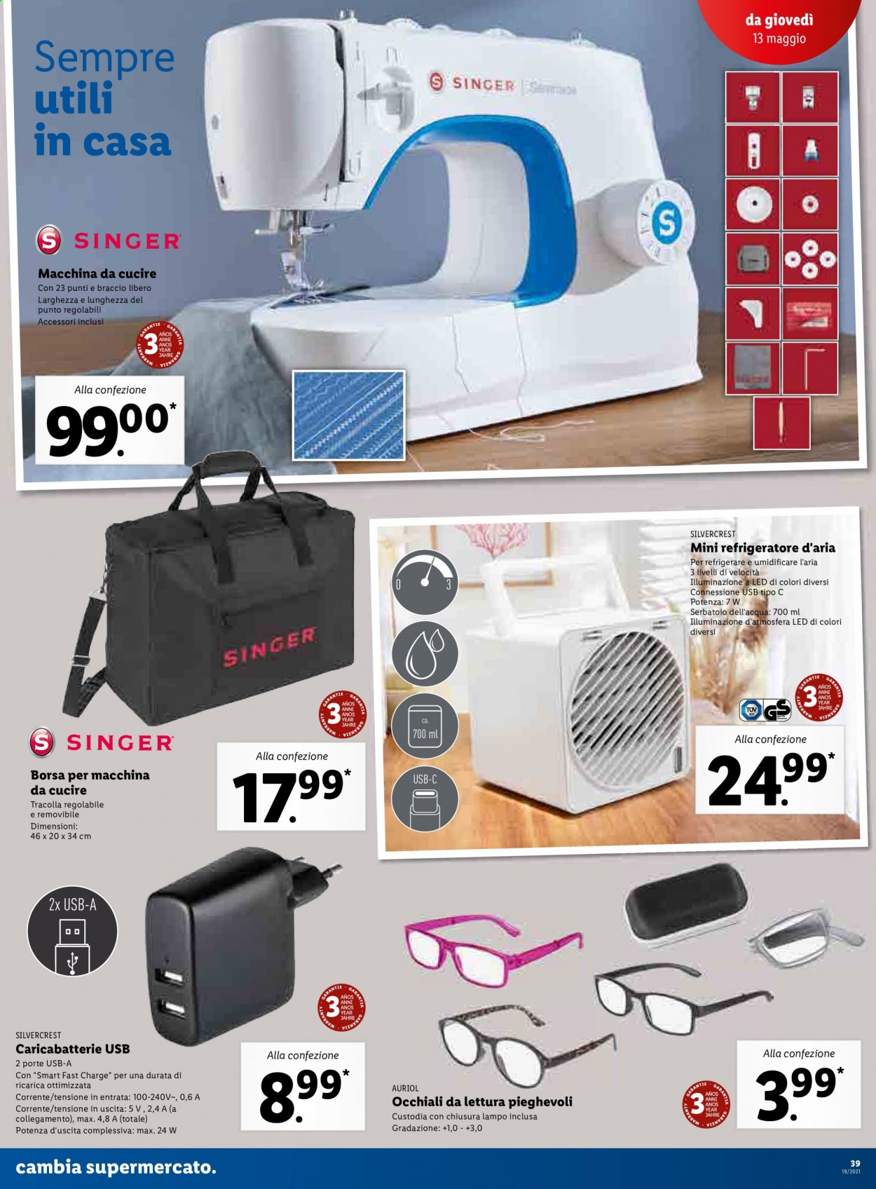 Volantino Lidl - 10/5/2021 - 16/5/2021. Pagina 39