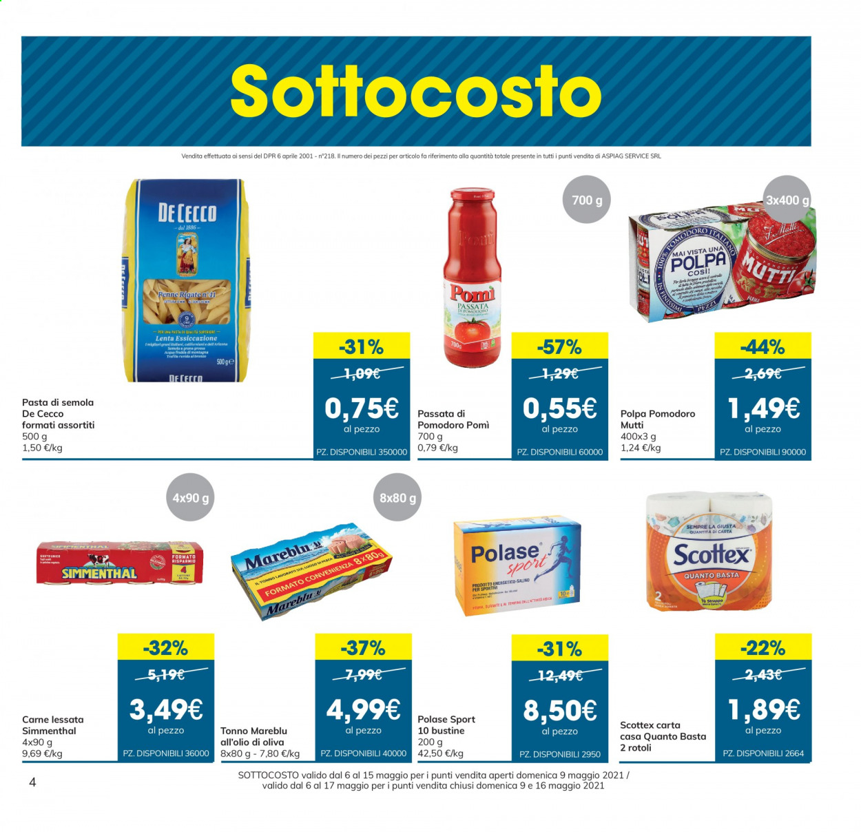 Volantino Eurospar - 6/5/2021 - 19/5/2021. Pagina 4
