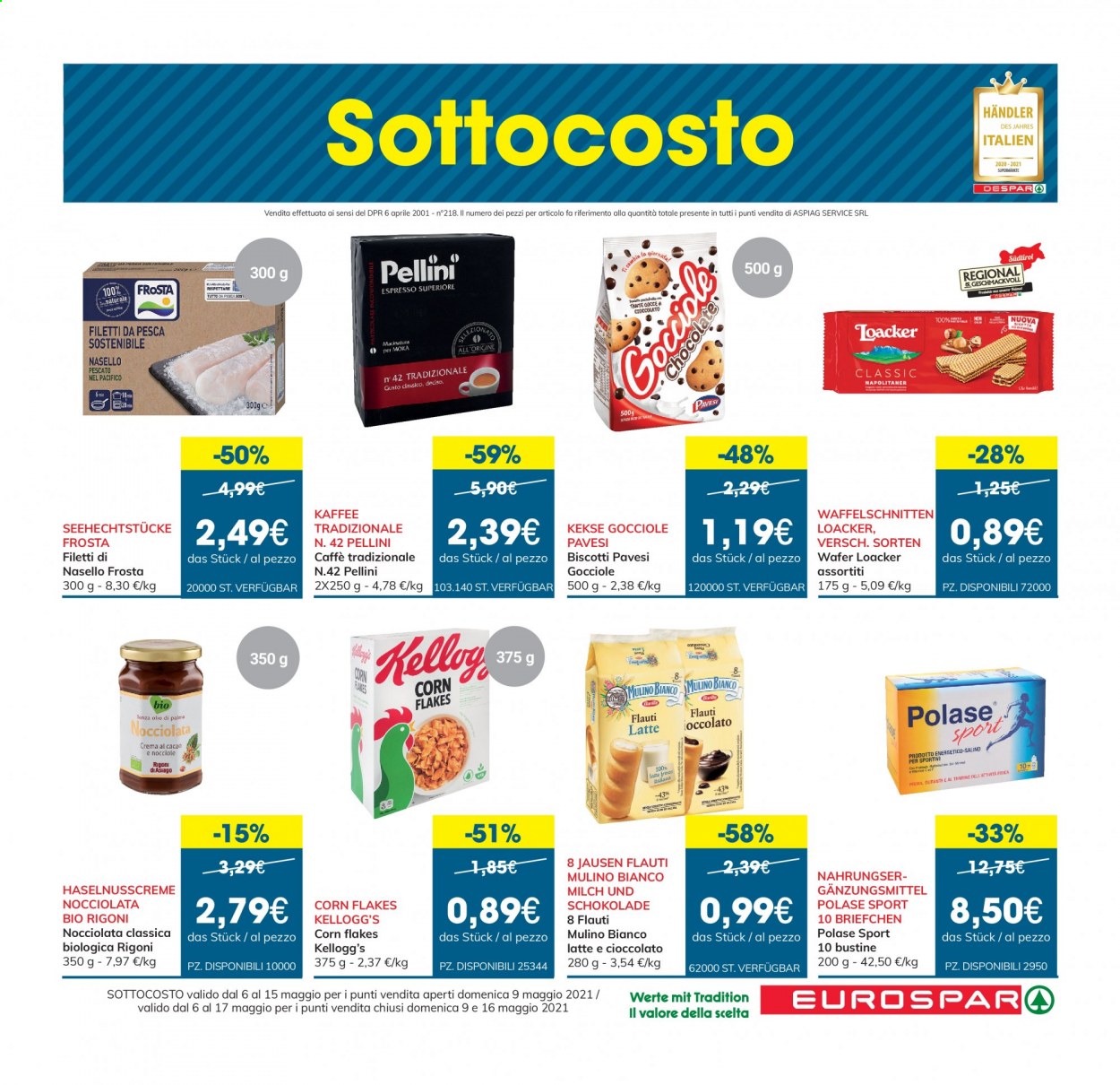 Volantino Eurospar - 6/5/2021 - 19/5/2021. Pagina 3