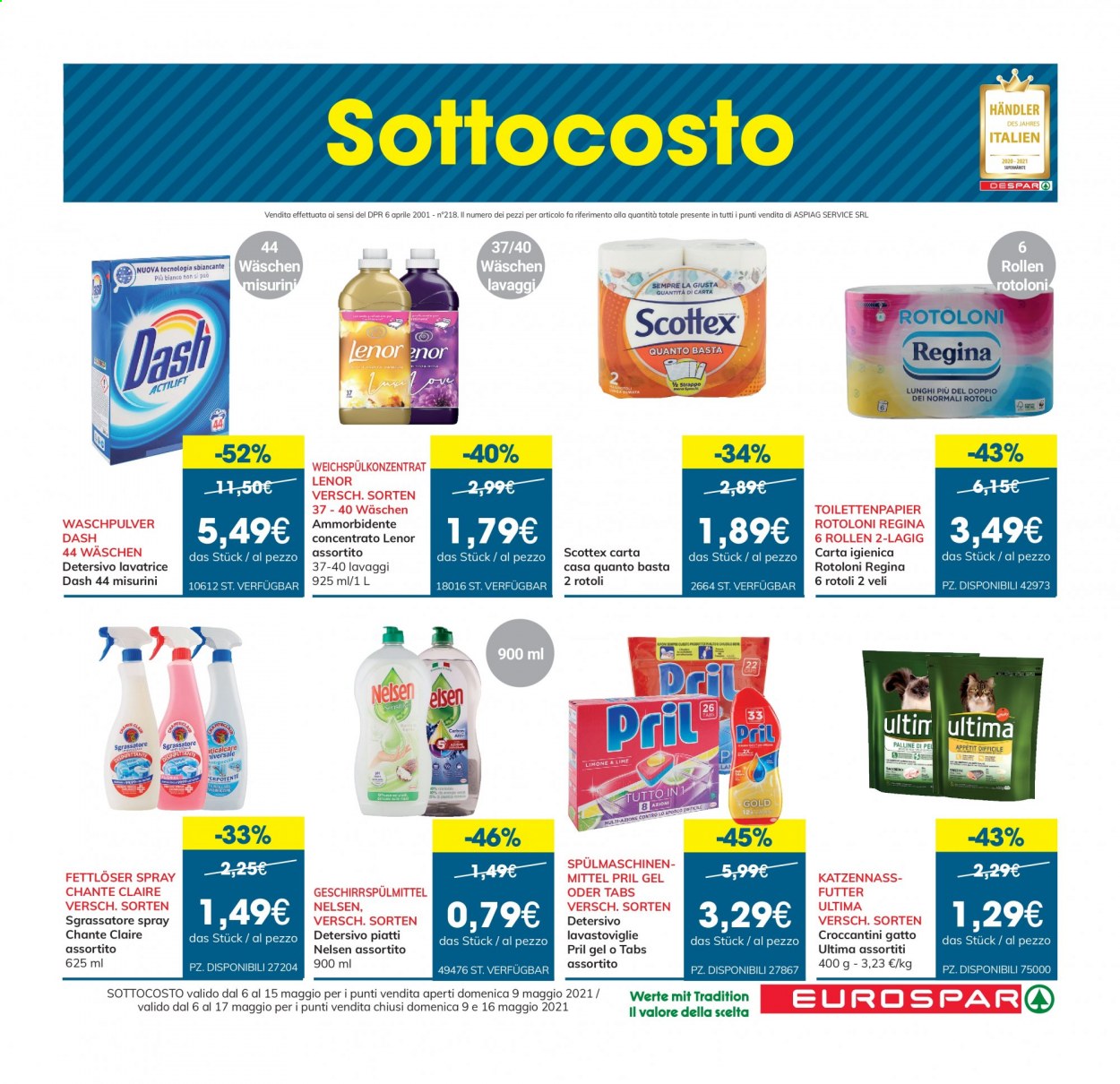 Volantino Eurospar - 6/5/2021 - 19/5/2021. Pagina 7