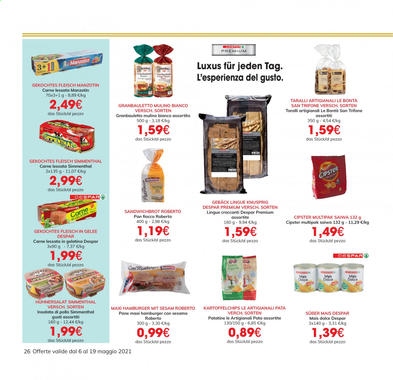 Volantino Eurospar - 6/5/2021 - 19/5/2021. Pagina 26