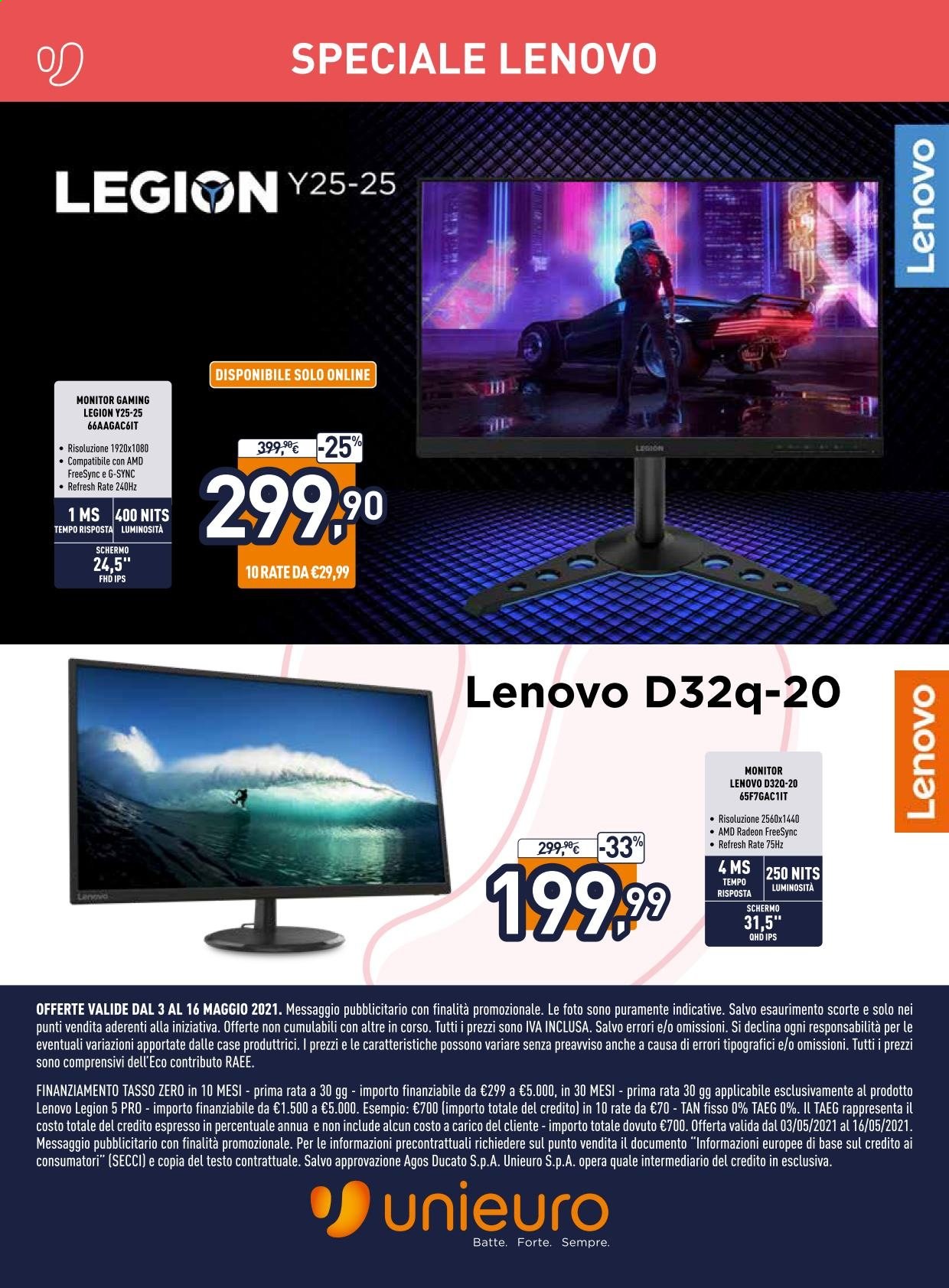Volantino Unieuro - 3/5/2021 - 16/5/2021. Pagina 6