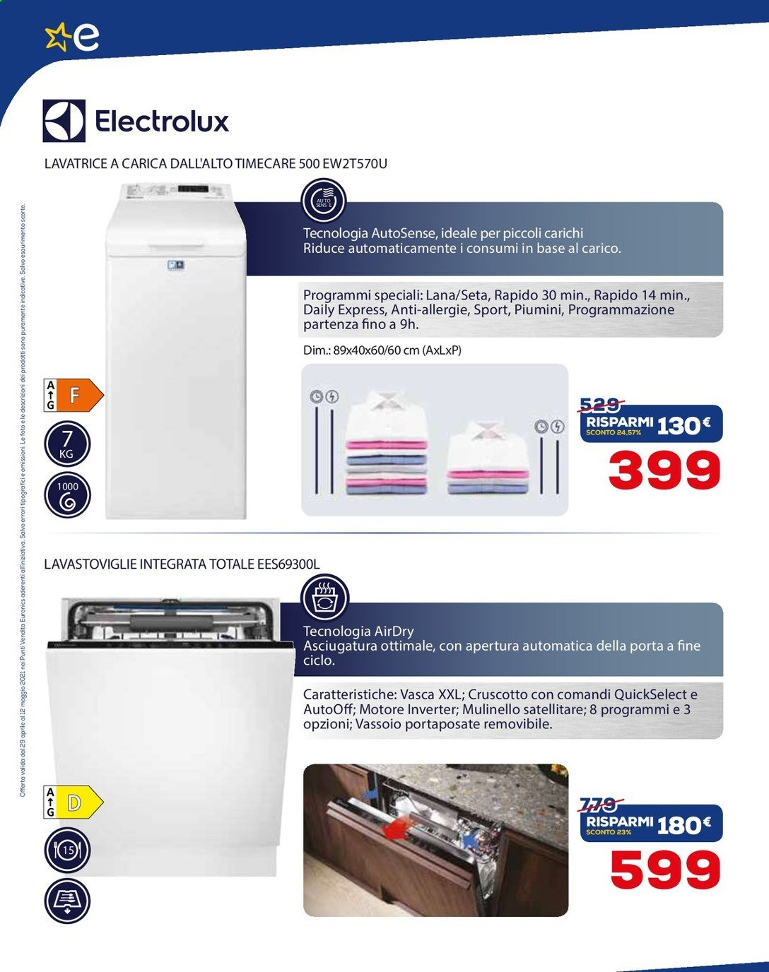 Volantino Euronics - 29/4/2021 - 12/6/2021. Pagina 6