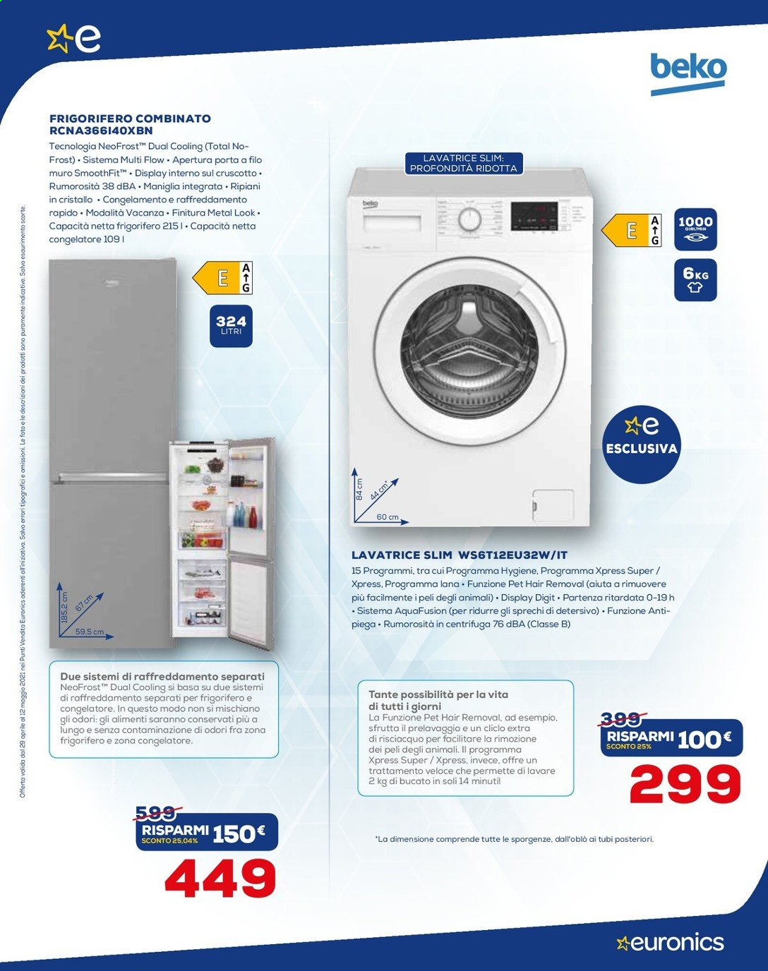 Volantino Euronics - 29/4/2021 - 12/6/2021. Pagina 20