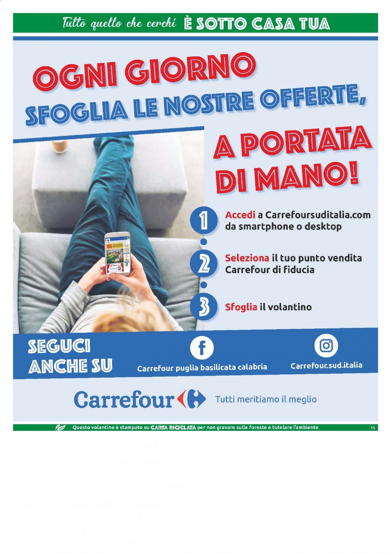 Volantino Carrefour - 5/5/2021 - 17/5/2021 - Prodotti in offerta - smartphone. Pagina 15.