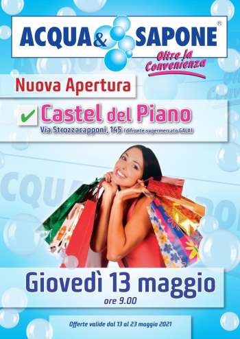 Volantino Acqua & Sapone - 13.5.2021 - 23.5.2021.