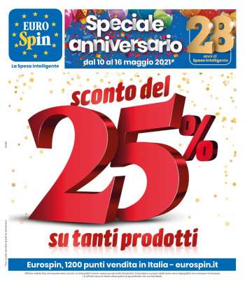 Volantino EuroSpin - 10.5.2021 - 16.5.2021.