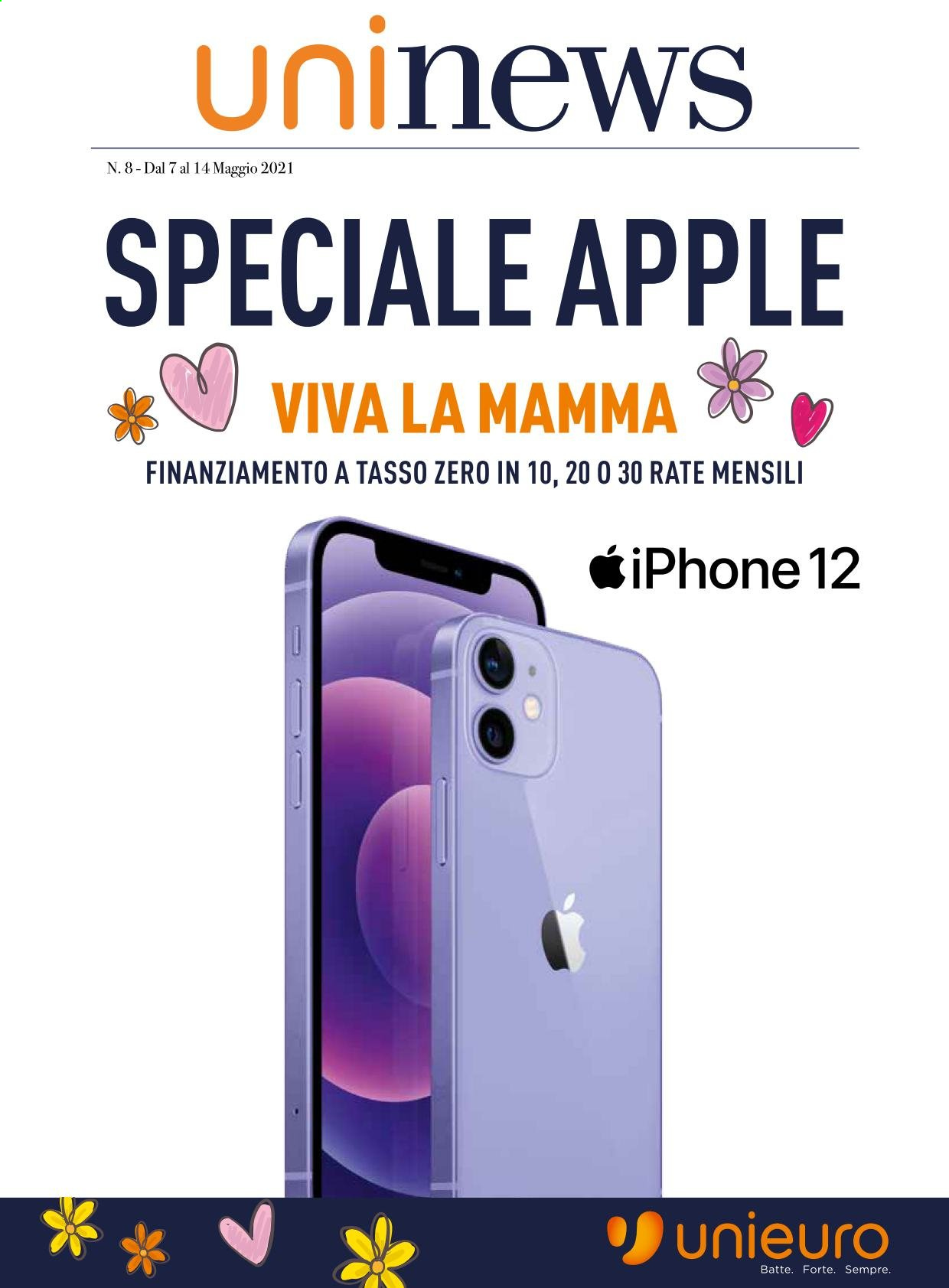 Volantino Unieuro - 7/5/2021 - 14/5/2021. Pagina 1