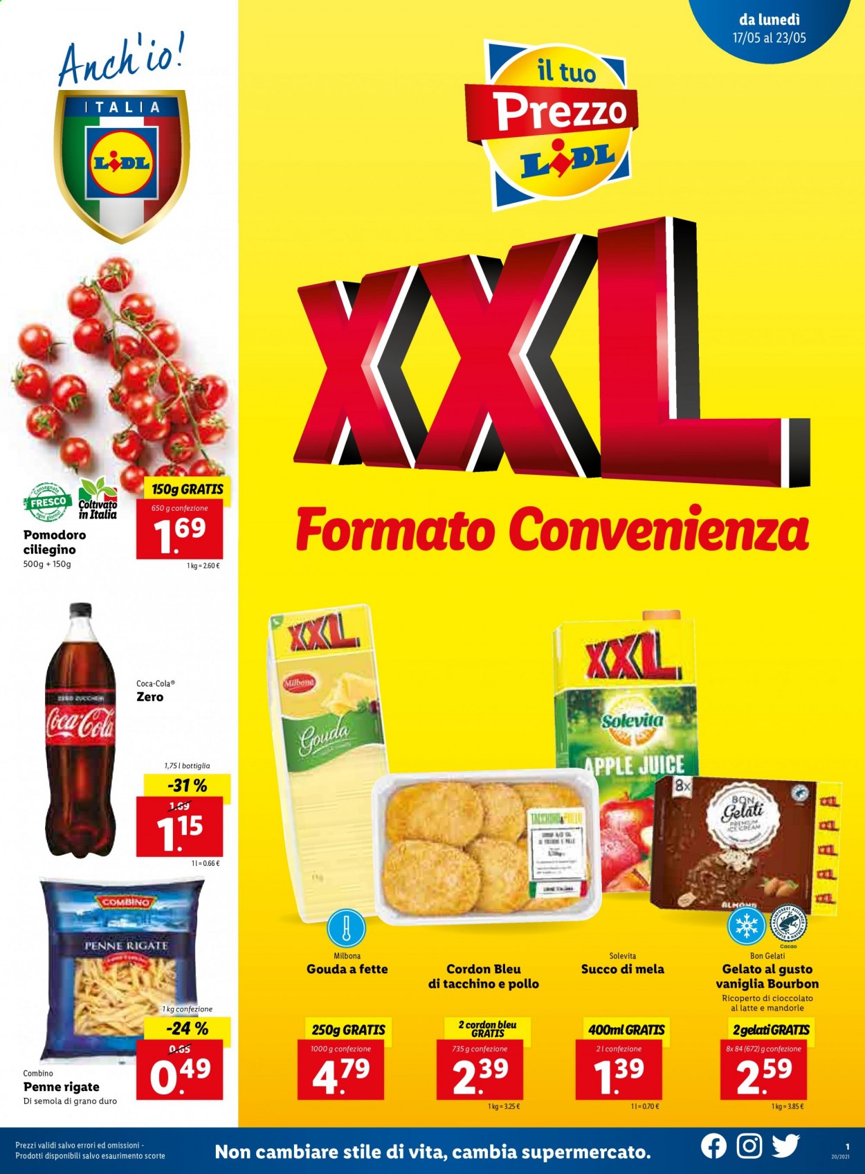 Volantino Lidl - 17/5/2021 - 23/5/2021. Pagina 1