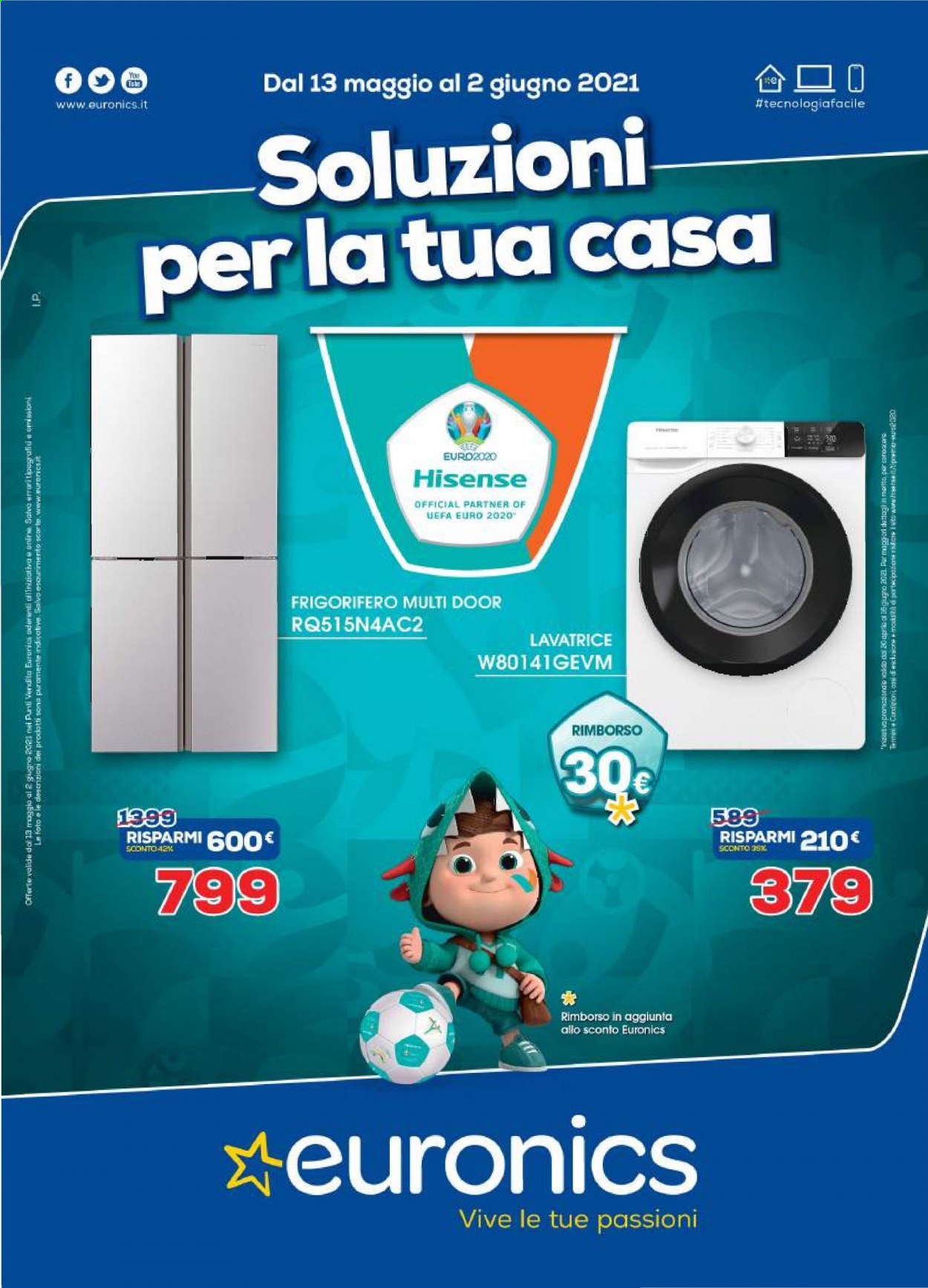 Volantino Euronics - 13/5/2021 - 2/6/2021. Pagina 10