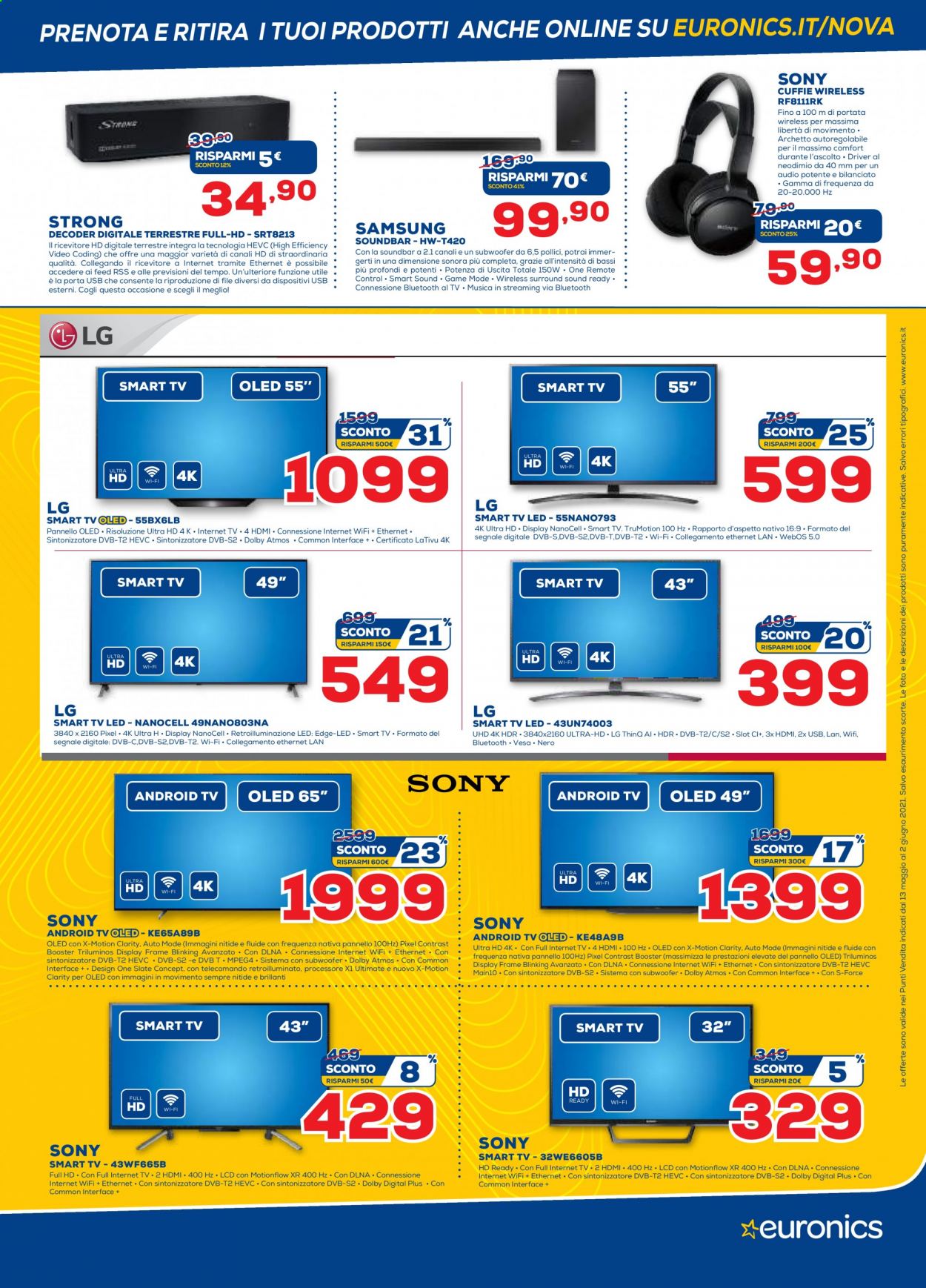 Volantino Euronics - 13/5/2021 - 2/6/2021. Pagina 17