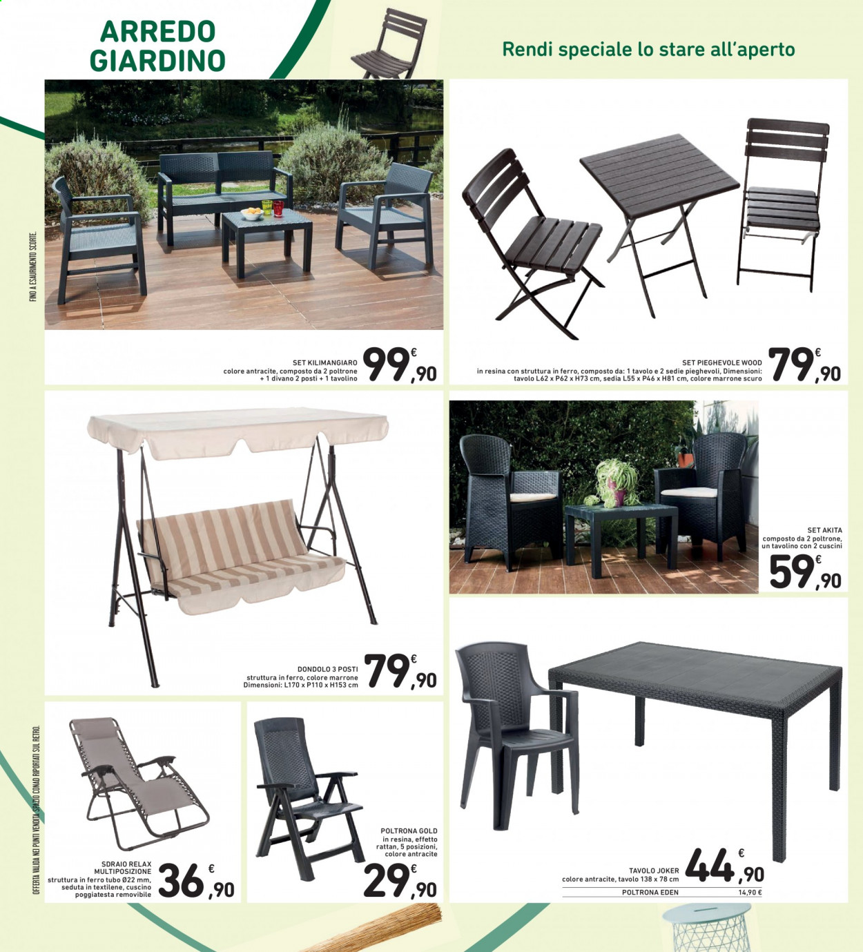 thumbnail - Volantino Conad - 17/5/2021 - 27/5/2021 - Prodotti in offerta - divano, sedia, poltrona, dondolo, tubo. Pagina 28.
