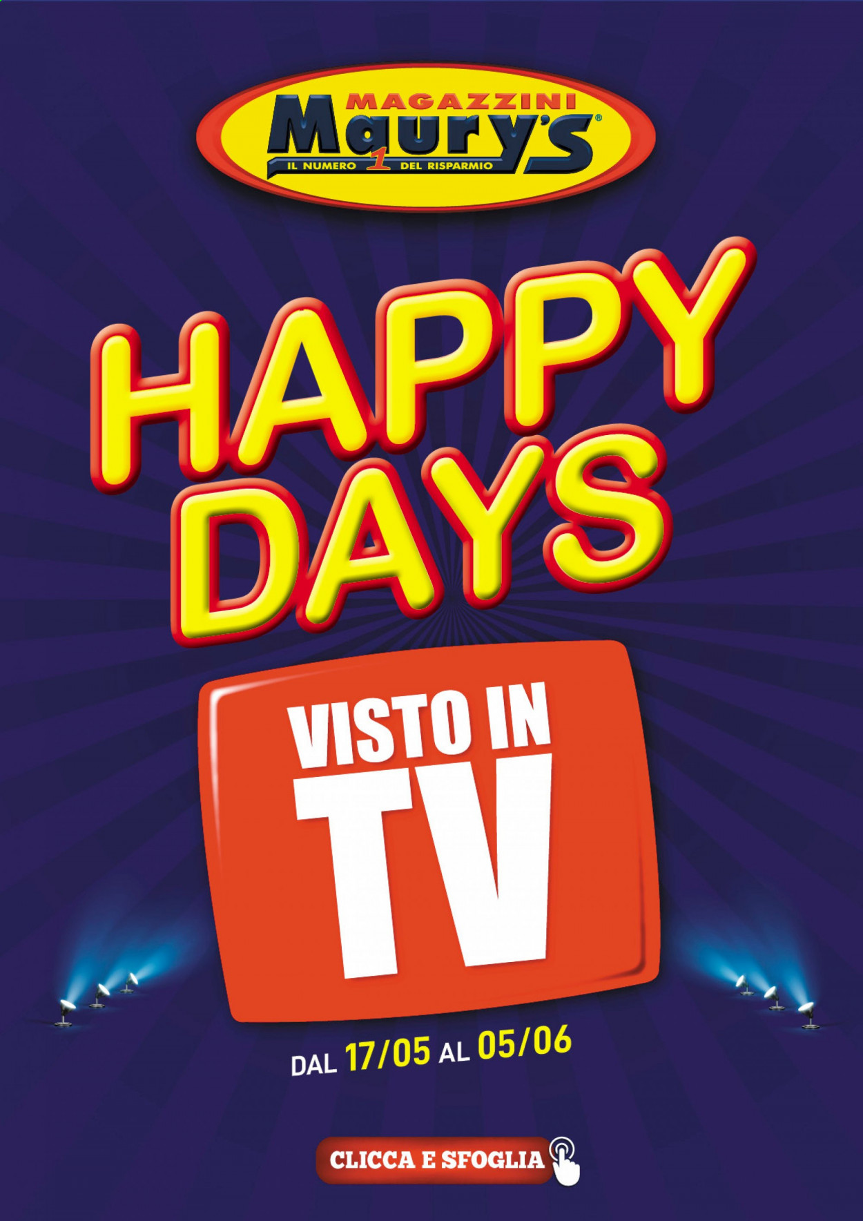 Volantino Maury's - 17/5/2021 - 5/6/2021. Pagina 1