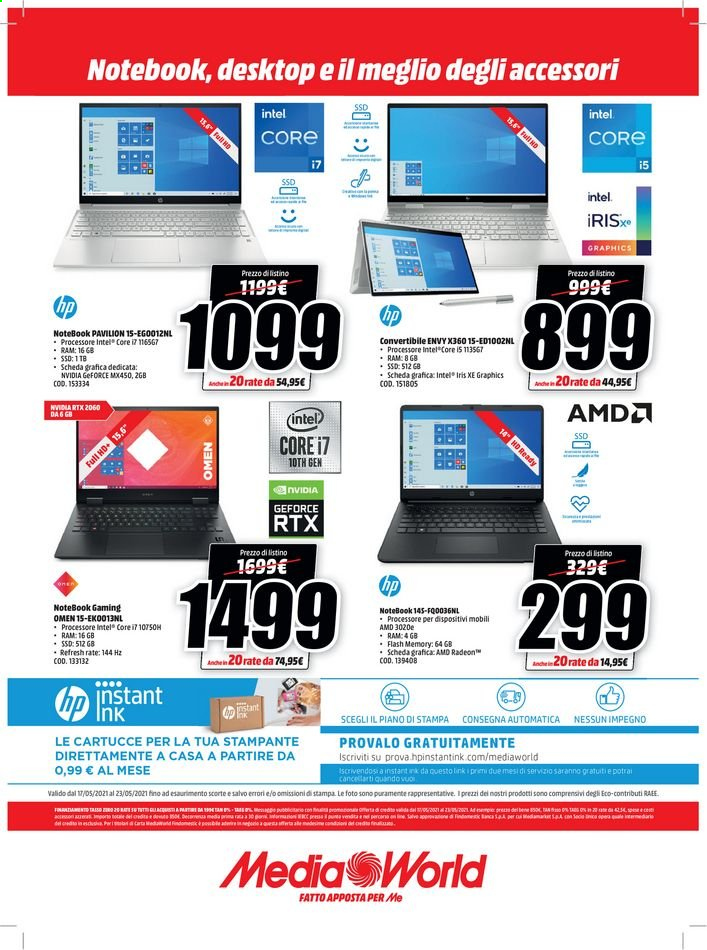 Volantino MediaWorld - 17/5/2021 - 23/5/2021. Pagina 4