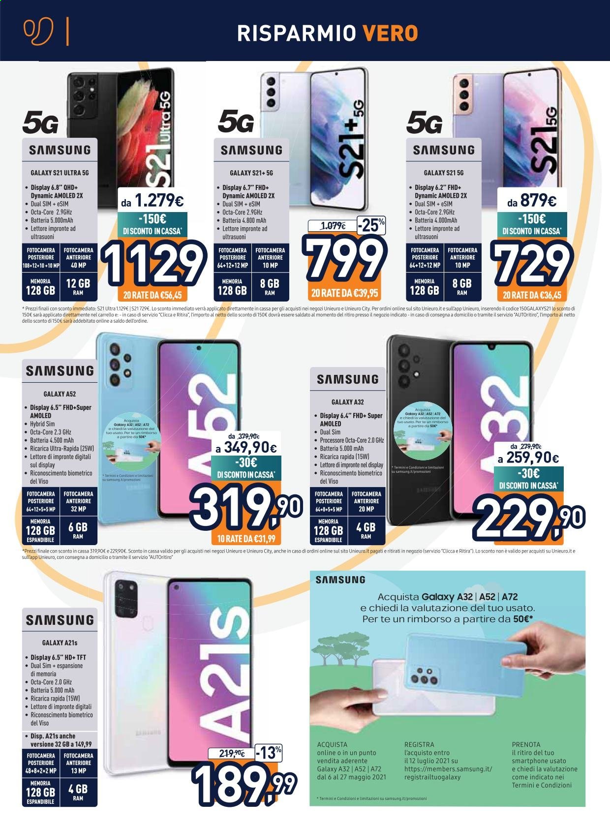 Volantino Unieuro - 17/5/2021 - 27/5/2021. Pagina 6