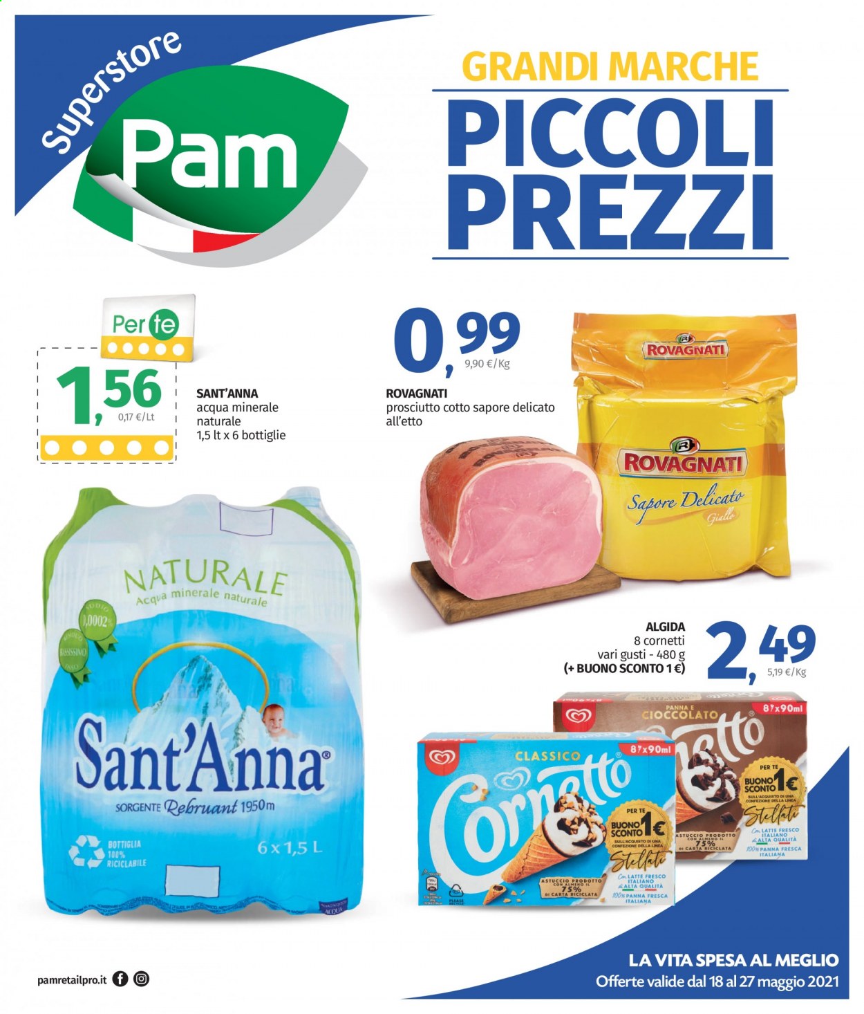 Volantino Pam Panorama - 18/5/2021 - 27/5/2021. Pagina 1