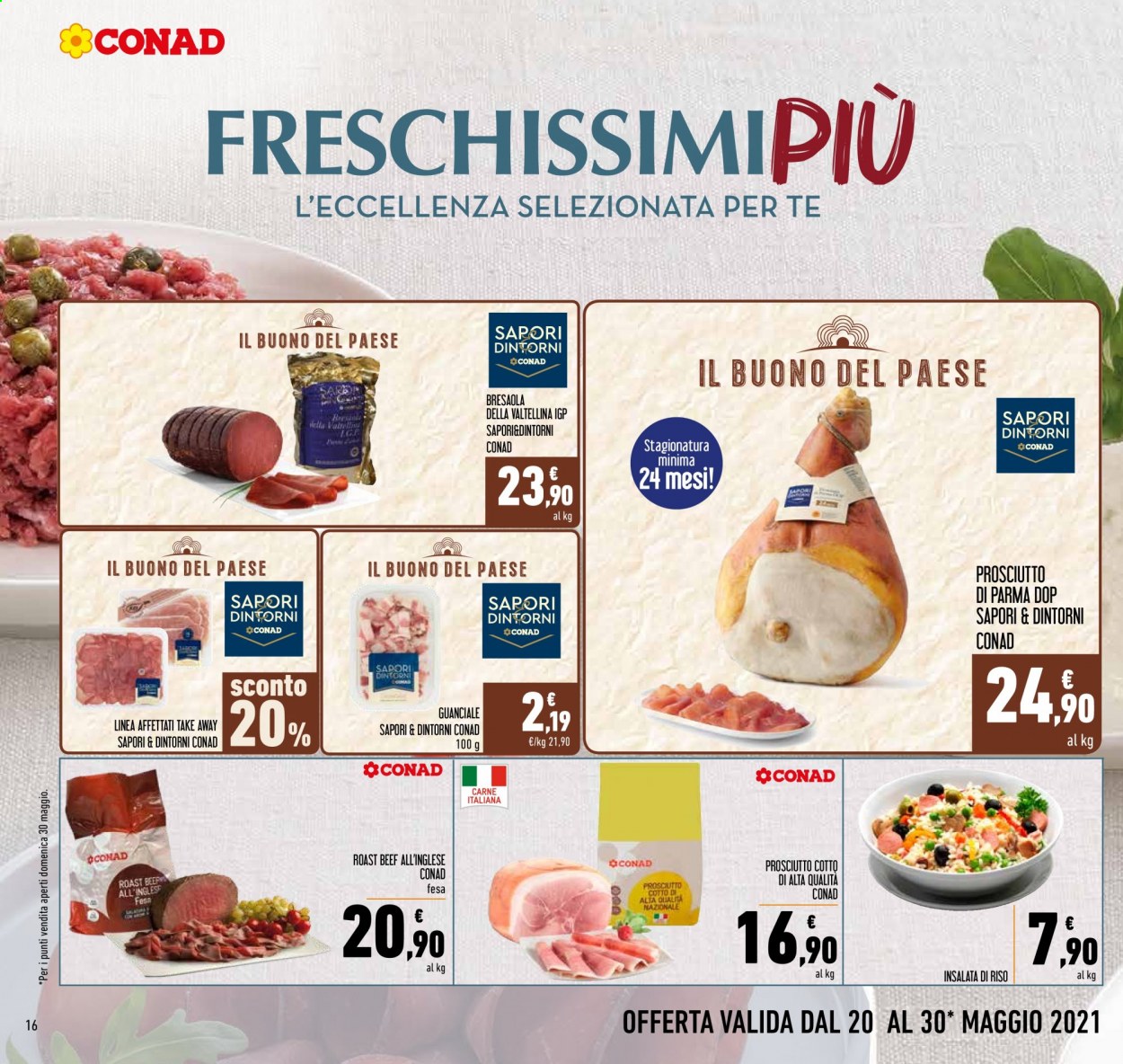 Volantino Conad - 20/5/2021 - 30/5/2021. Pagina 16