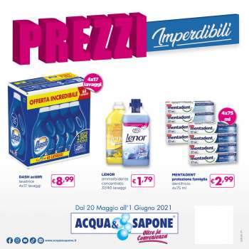 Volantino Acqua & Sapone - 20.5.2021 - 1.6.2021.