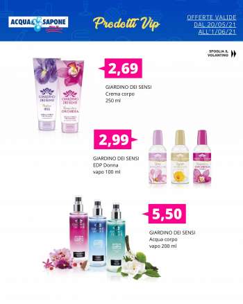 Volantino Acqua & Sapone - 20.5.2021 - 1.6.2021.