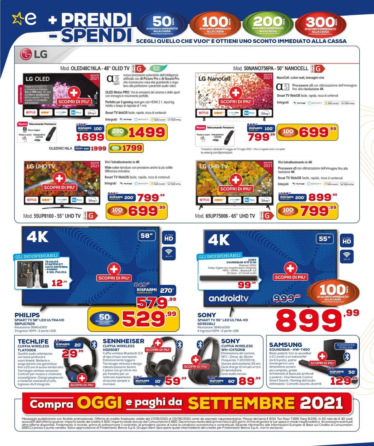 Volantino Euronics - 17/5/2021 - 2/6/2021. Pagina 2