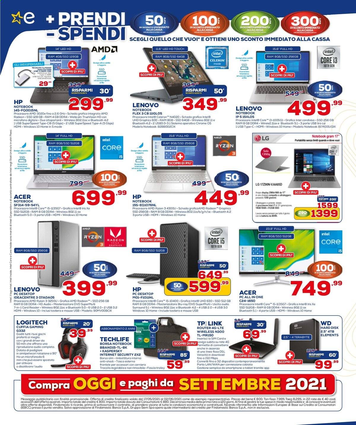 Volantino Euronics - 17/5/2021 - 2/6/2021. Pagina 7