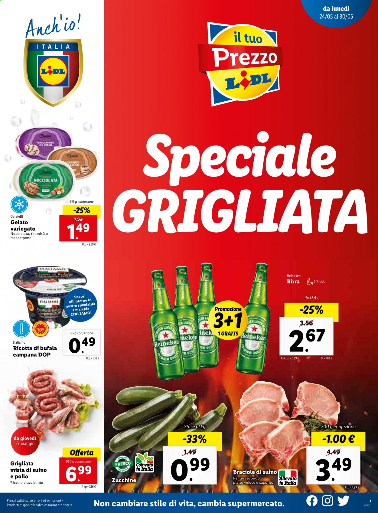 Volantino Lidl - 24/5/2021 - 30/5/2021. Pagina 1