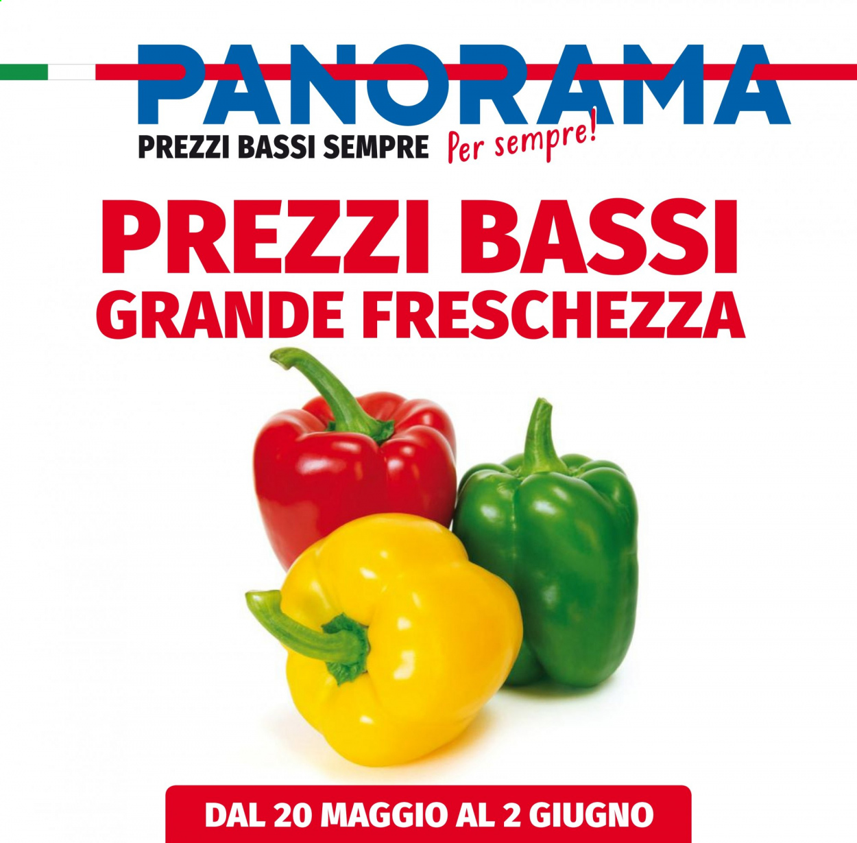 Volantino Panorama - 20/5/2021 - 2/6/2021. Pagina 1