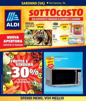 Volantino Aldi - 27.5.2021 - 5.6.2021.