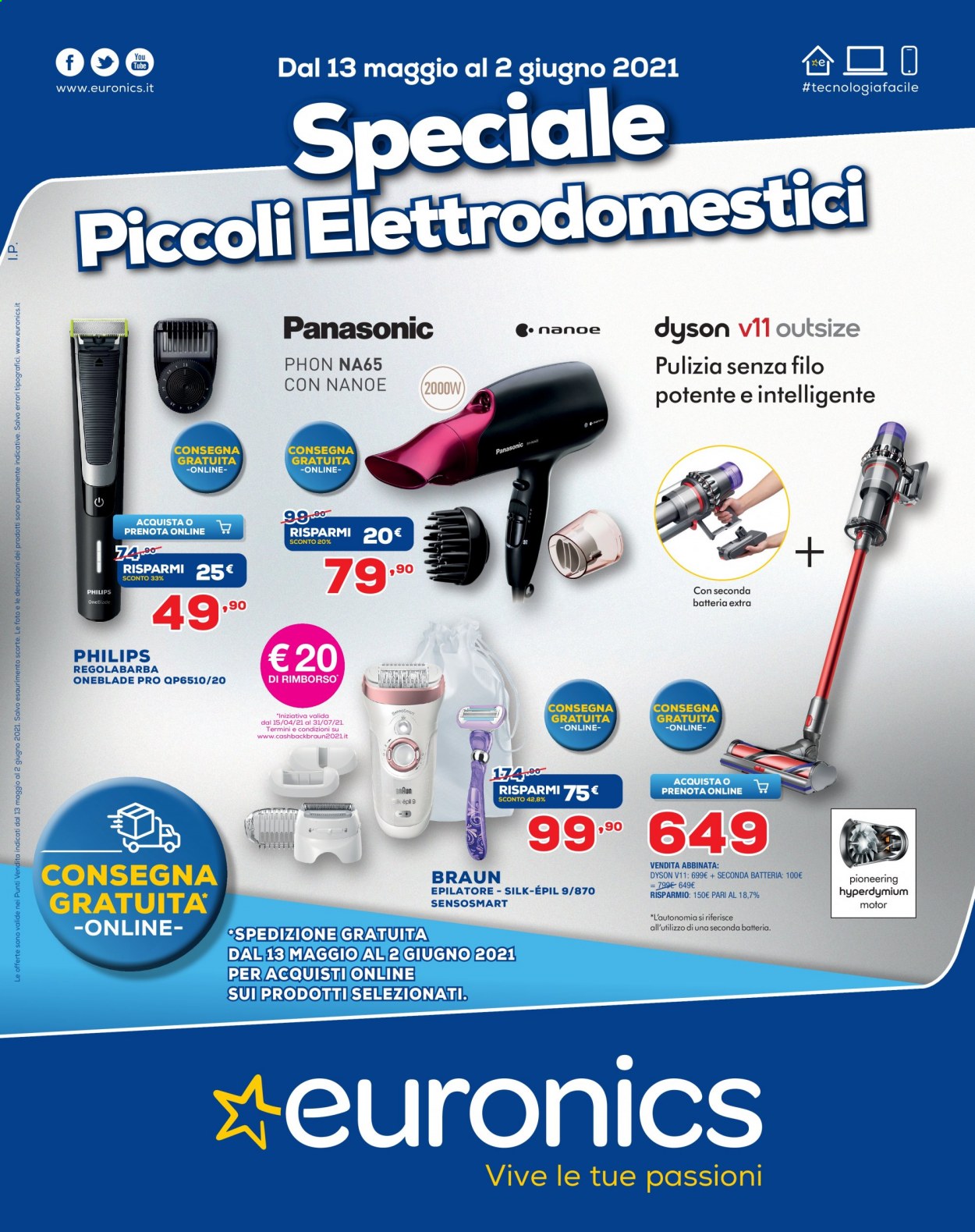 Volantino Euronics - 13/5/2021 - 2/6/2021. Pagina 1