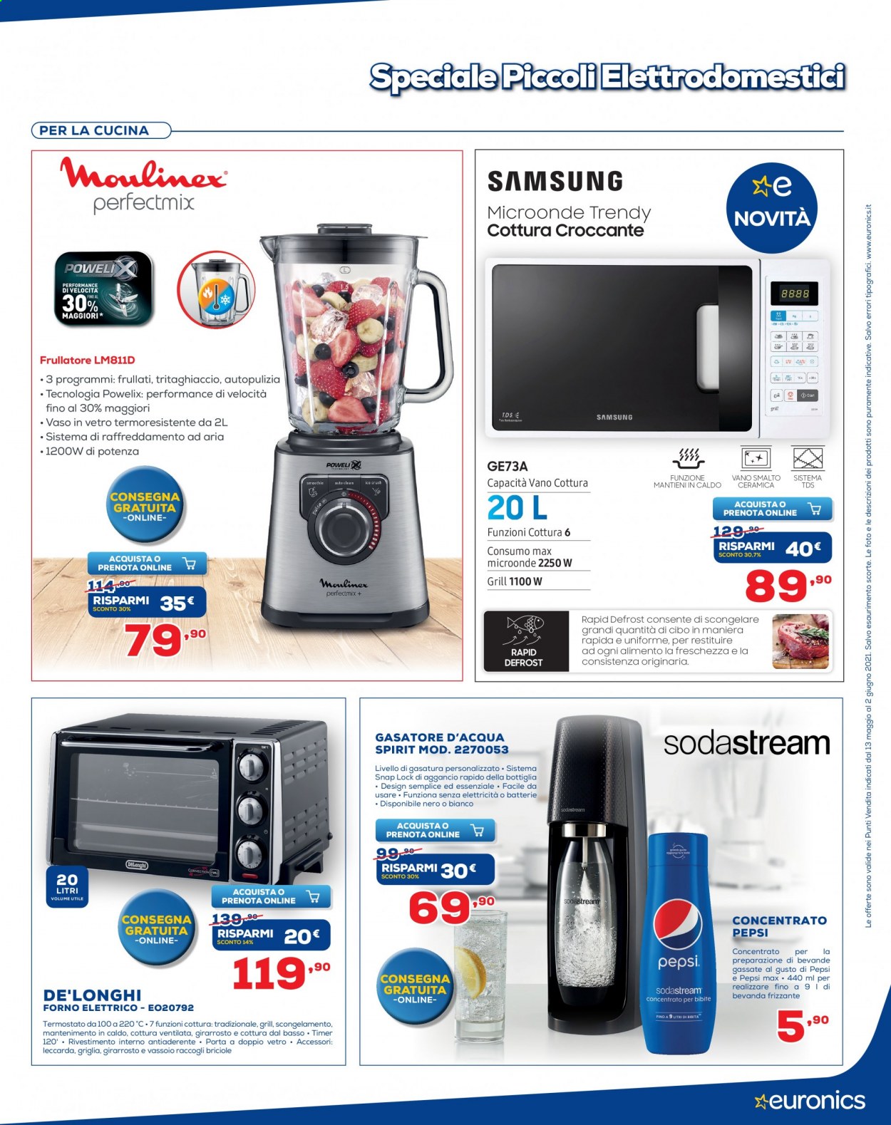 Volantino Euronics - 13/5/2021 - 2/6/2021. Pagina 9