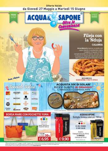 Volantino Acqua & Sapone - 27.5.2021 - 15.6.2021.