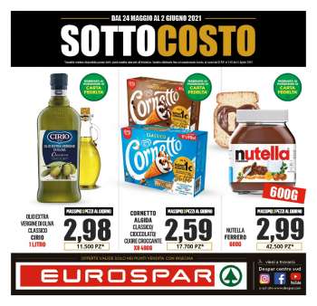 Volantino Eurospar - 24.5.2021 - 2.6.2021.
