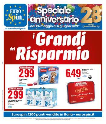 Volantino EuroSpin - 24.5.2021 - 6.6.2021.